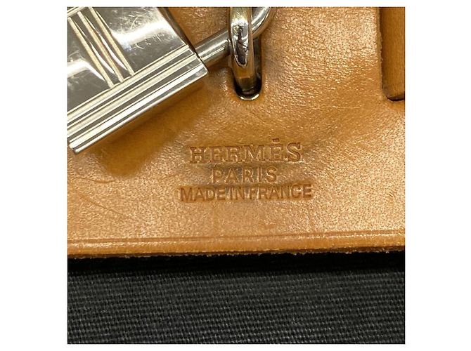 Hermès Borsa Hermes Herbag PM Toile Officier Natural - vista 5