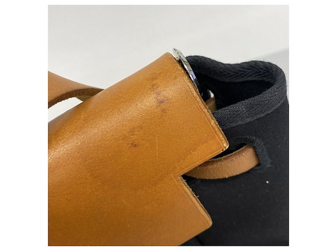 Hermès Borsa Hermes Herbag PM Toile Officier Natural - vista 8