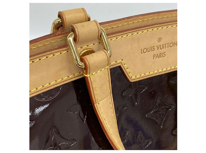 Borsa Louis Vuitton Vernis MM in Amarante - vista 10