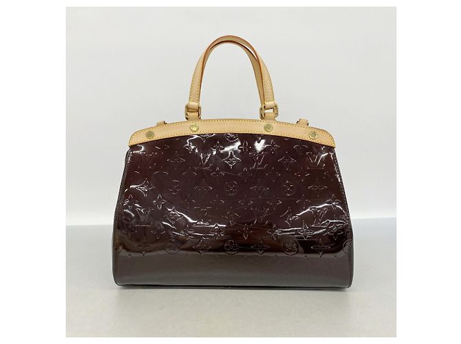 Borsa Louis Vuitton Vernis MM in Amarante - vista 11