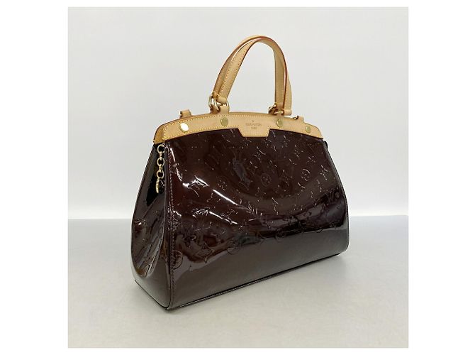 Borsa Louis Vuitton Vernis MM in Amarante - vista 2