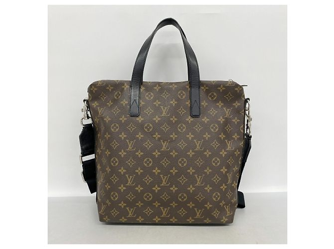Borsa Tote Louis Vuitton Monogram Macassar Kitan - vista 11
