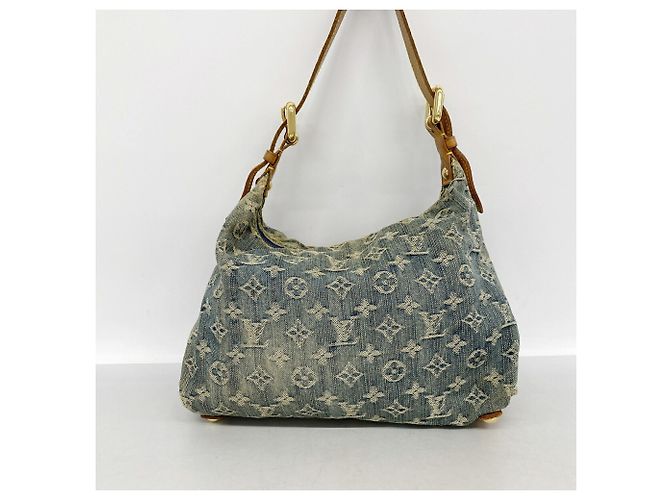 Borsa a tracolla Louis Vuitton Monogram Denim Baggy PM - vista 11