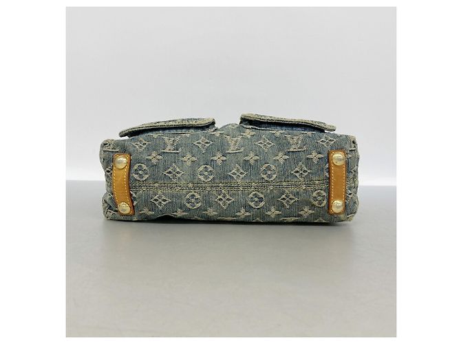 Borsa a tracolla Louis Vuitton Monogram Denim Baggy PM - vista 3