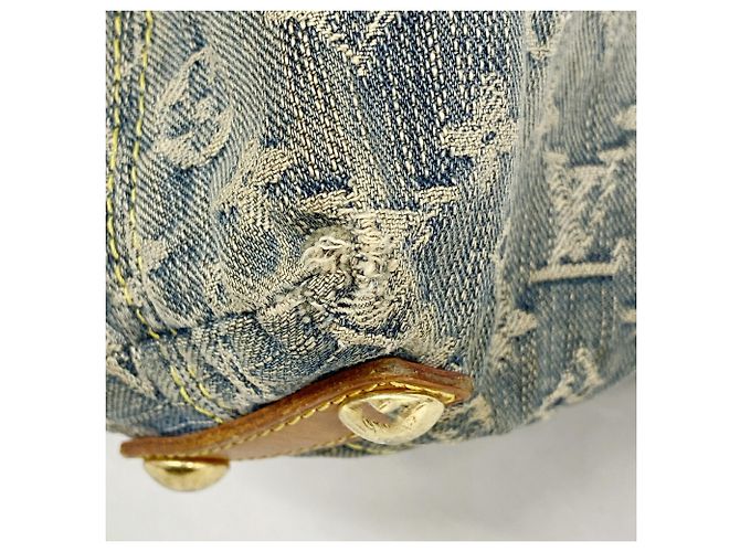 Borsa a tracolla Louis Vuitton Monogram Denim Baggy PM - vista 6