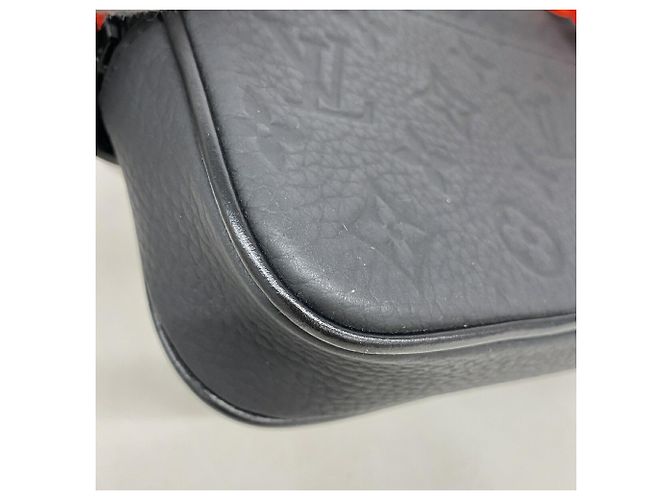 Borsa Louis Vuitton Monogram Taurillon Pochette Volga - vista 7