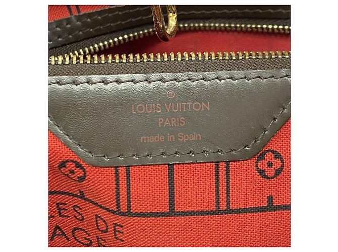 Louis Vuitton Damier Neverfull MM Tote Bag N51105 Ebene - view 5
