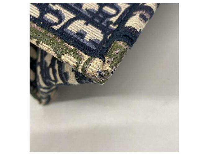 Christian Dior Navy Canvas Tote Bag - Ansicht 6