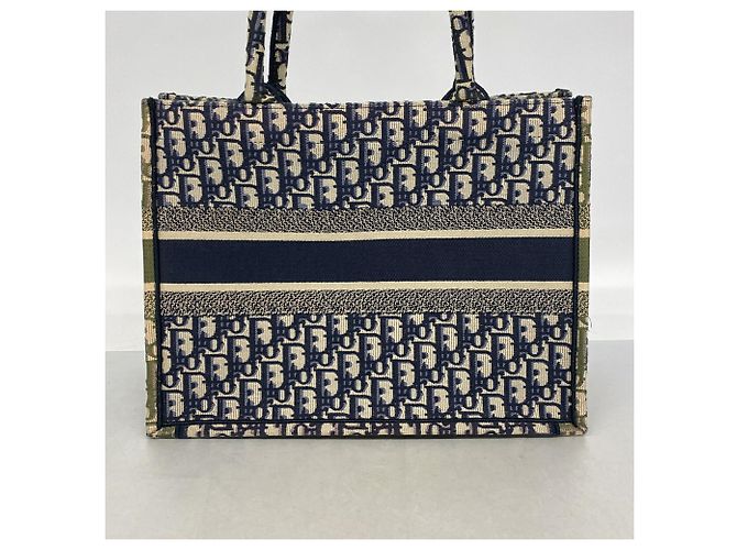 Christian Dior Navy Canvas Tote Bag - Ansicht 9