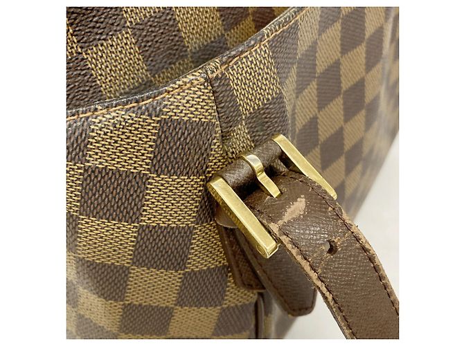 Borsa a spalla Louis Vuitton Damier Belem MM - vista 10