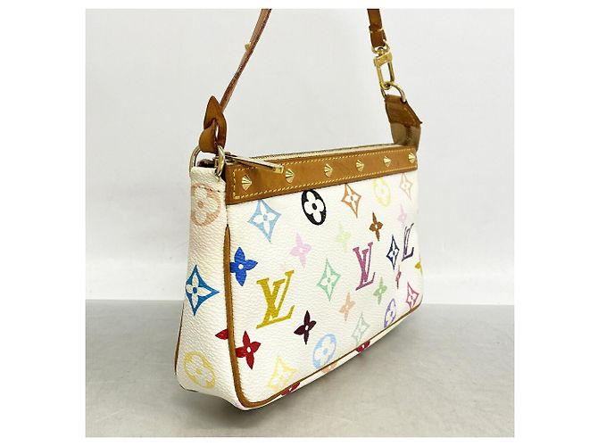 Louis Vuitton Monogram Multicolor Pochette Accessoires (Blanc) - Ansicht 2