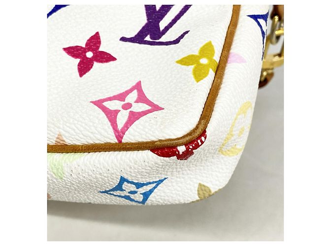 Louis Vuitton Monogram Multicolor Pochette Accessoires (Blanc) - Ansicht 6
