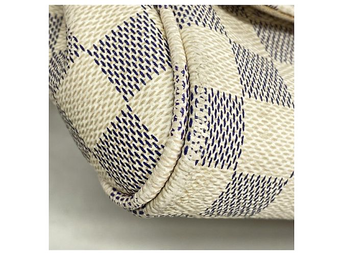 Borsa Louis Vuitton Damier Azur Favorite MM - vista 7