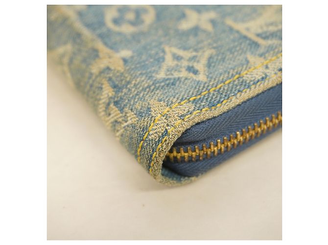 Portefeuille Zippy Louis Vuitton Monogram Denim - vue 6