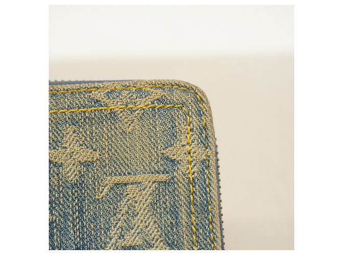 Portefeuille Zippy Louis Vuitton Monogram Denim - vue 7