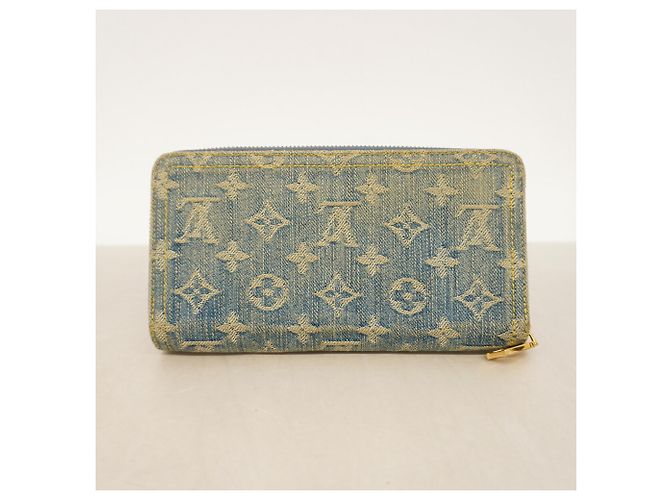 Portefeuille Zippy Louis Vuitton Monogram Denim - vue 8