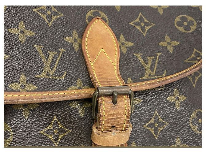 Borsa a tracolla Louis Vuitton Monogram Gibeciere GM - vista 10