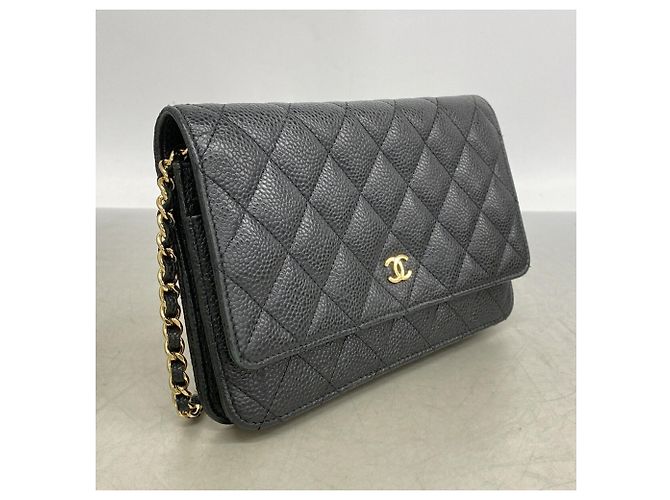 Portafoglio a spalla con catena Chanel Matelassé - vista 2