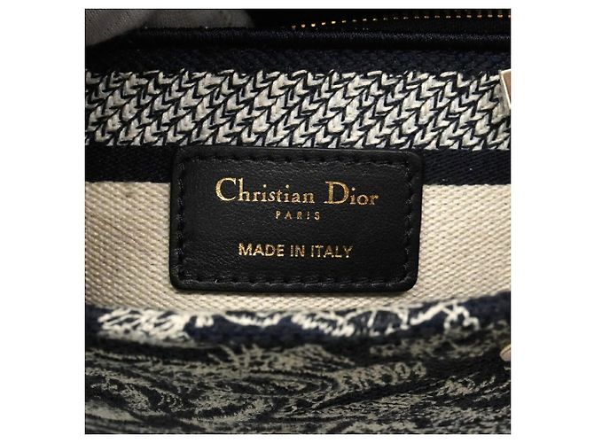 Sac à main Christian Dior Lady Delight en toile - vue 5