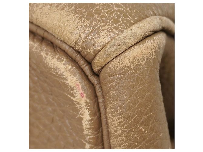 Hermès Porte-documents en cuir Taupe - vue 7
