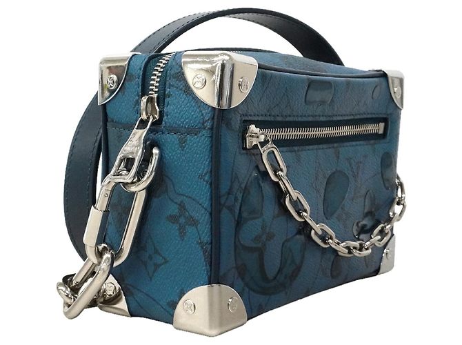 Borsa a tracolla Louis Vuitton Monogram Aqua Garden Mini Soft Trunk - vista 2