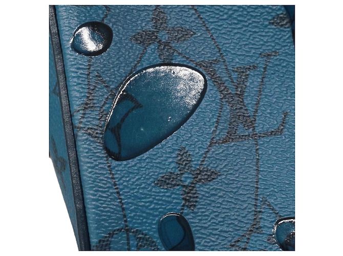 Borsa a tracolla Louis Vuitton Monogram Aqua Garden Mini Soft Trunk - vista 8