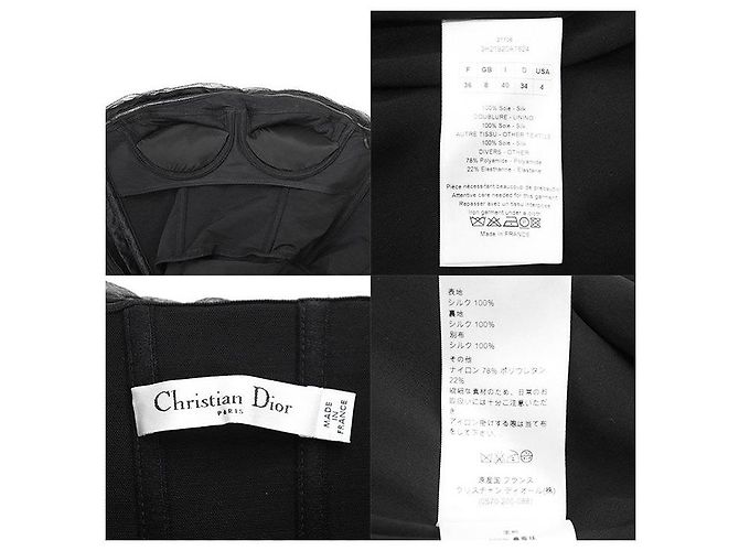 Vestido de seda Christian Dior - vista 10