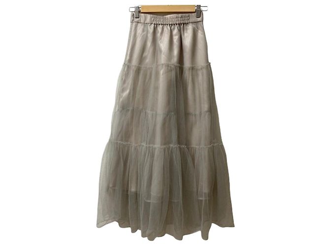 Autre Marque Falda larga de tul con volantes CELFORD - vista 4