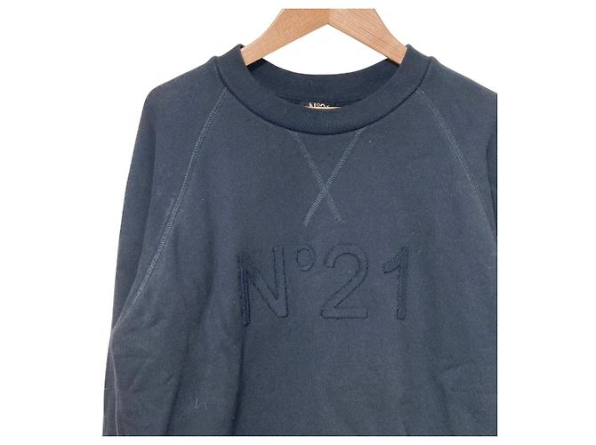 Autre Marque N°21 Logo Sweatshirt aus Baumwolle - Ansicht 3