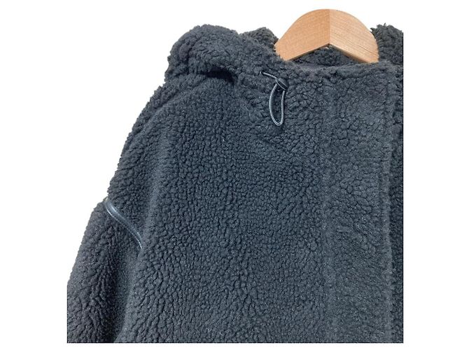 Autre Marque Abrigo con capucha de shearling Simplicite - vista 3