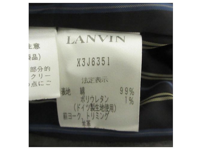 Cappotto in pelle e pelliccia di coniglio Lanvin - vista 7