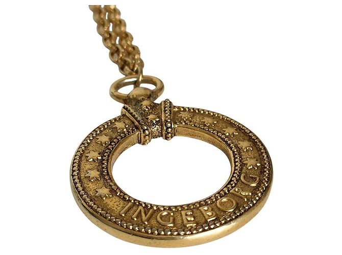 Autre Marque INGEBORG Circle Logo lange Halskette - Ansicht 3