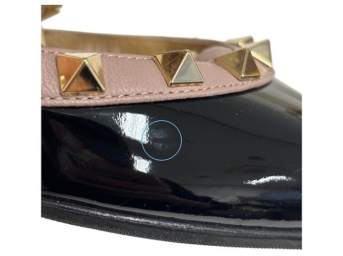 Sapatos de Salto em Pele Rockstud Valentino Garavani - vista 13