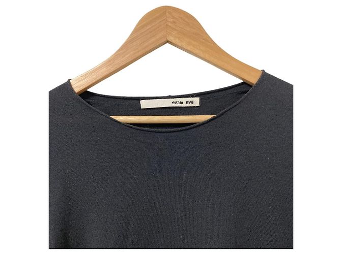 Autre Marque evam eva weiter Pullover aus Wolle und Baumwolle - Ansicht 3
