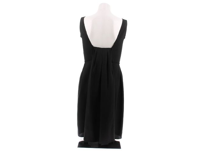 Vestido negro Prada de viscosa talla 40 - vista 2