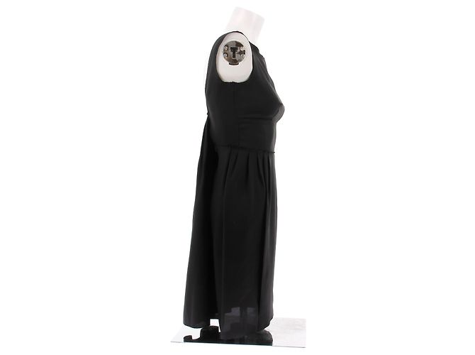 Vestido negro Prada de viscosa talla 40 - vista 3