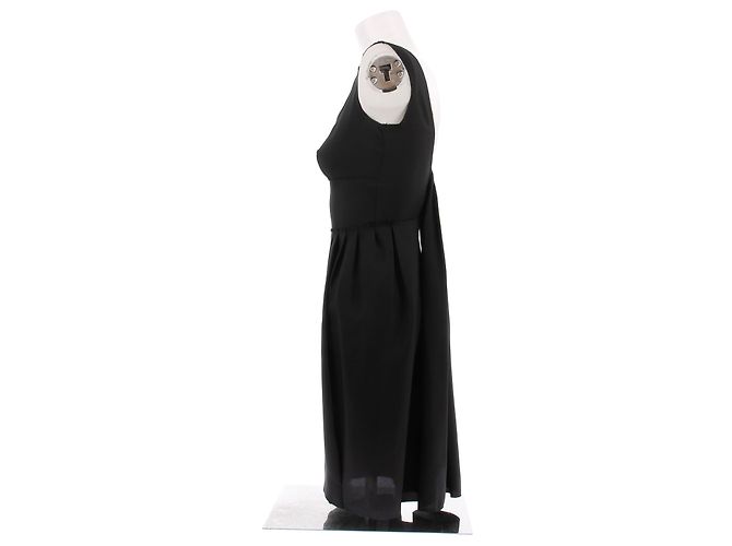 Vestido negro Prada de viscosa talla 40 - vista 4