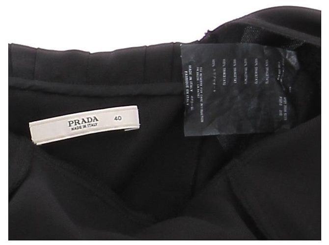 Vestido negro Prada de viscosa talla 40 - vista 5