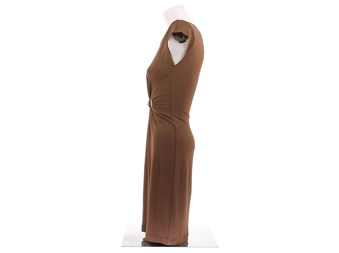Vestido Michael Kors Camel - vista 4