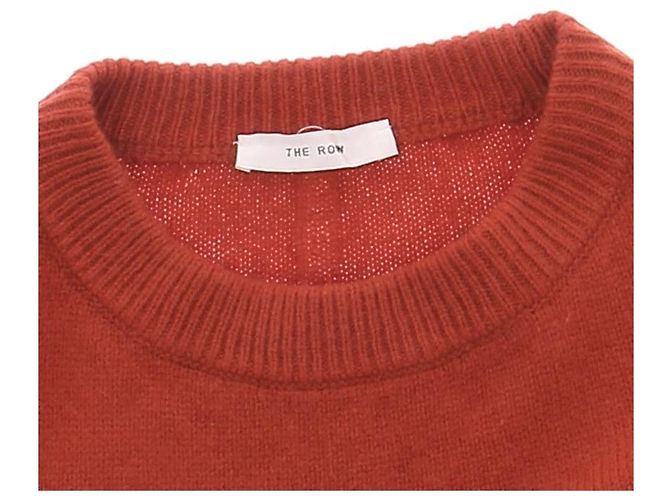 Pull en cachemire orange The Row S - vue 5