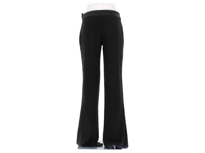 Alexander Mcqueen Pantalones negros con detalle de lazo - Ansicht 2