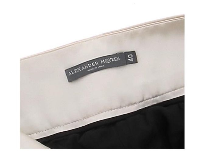 Alexander Mcqueen Pantalones negros con detalle de lazo - Ansicht 6