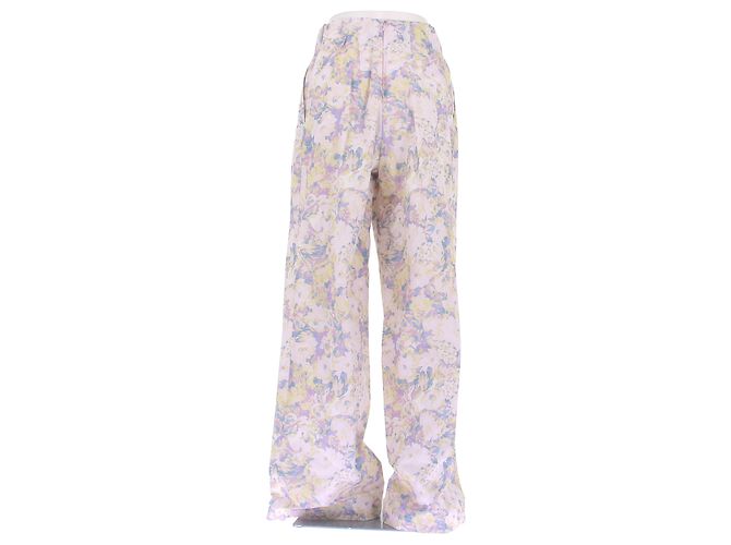 Pantalones rosas de algodón Dries Van Noten M - vista 2