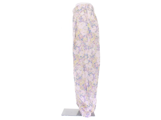 Pantalones rosas de algodón Dries Van Noten M - vista 4