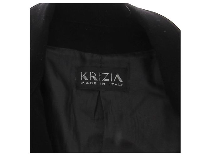 Veste noire ajustée Krizia M - vue 6