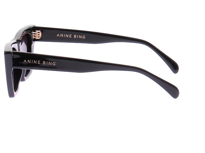 Anine Bing Gafas de sol cat eye negras - vista 5