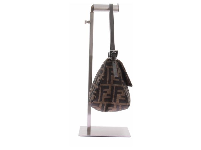Fendi Borsa Baguette in tela FF - vista 3