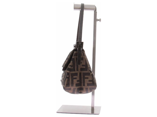Fendi Borsa Baguette in tela FF - vista 4