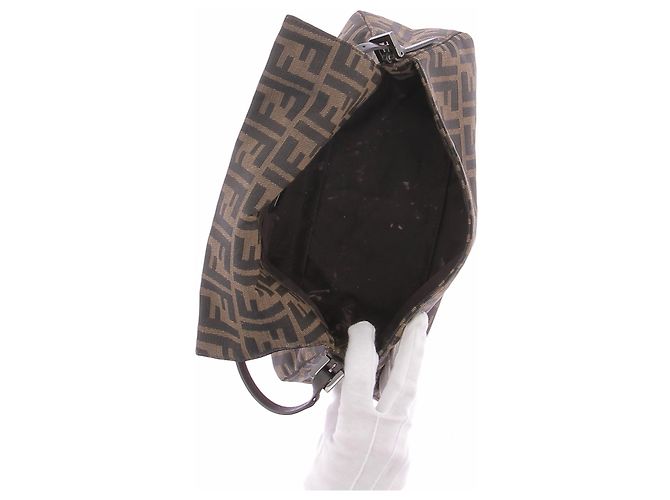 Fendi Borsa Baguette in tela FF - vista 6