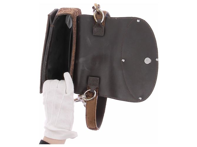 Diesel Borsa "1 DR" in velluto marrone - vista 7